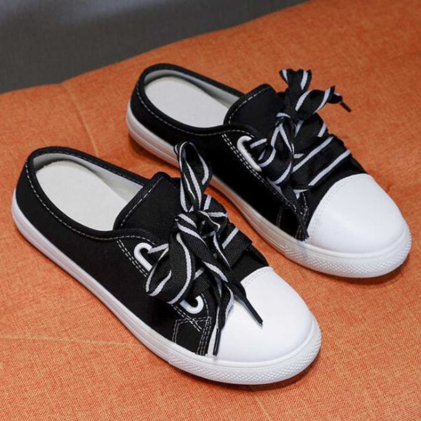 summer women loafers girl's canvas shoes slip-on thick bottomed leisure ladies half slippers breathable women's shoes qq103 210625, Black
summer women loafers girl's canvas shoes slip-on thick bottomed leisure ladies half slippers breathable women's shoes qq103 210625, Black