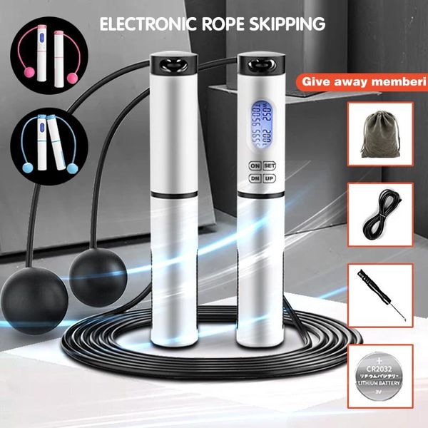 digital skipping rope tali lompat electronic counter jump ropeless calorie fitness sport workout tool ropes
digital skipping rope tali lompat electronic counter jump ropeless calorie fitness sport workout tool ropes
