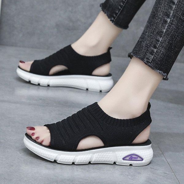 sandals women female shoes woman summer wedge comfortable ladies slip-on flat sandalias plus size 35-41, Black
sandals women female shoes woman summer wedge comfortable ladies slip-on flat sandalias plus size 35-41, Black