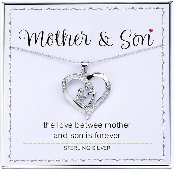 pendant necklaces mother hugs baby heart necklace for & son unique mom crystal women birthday gifts, Silver
pendant necklaces mother hugs baby heart necklace for & son unique mom crystal women birthday gifts, Silver