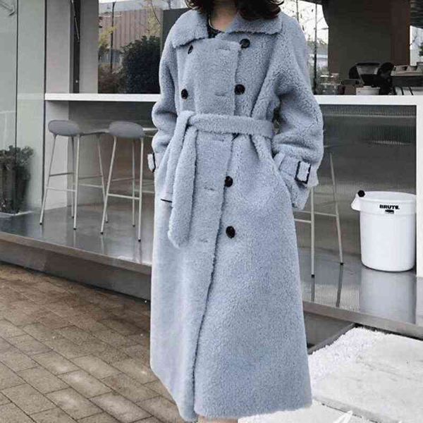 women's fur & faux women winter real sheep shearing jacket female plush thick warm natural lamb wool long coat oversize overcoat k293 0, Black
women's fur & faux women winter real sheep shearing jacket female plush thick warm natural lamb wool long coat oversize overcoat k293 0, Black