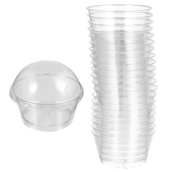 disposable cups & straws 1 set 20 pcs plastic round cake pudding with lids (transparent)
disposable cups & straws 1 set 20 pcs plastic round cake pudding with lids (transparent)