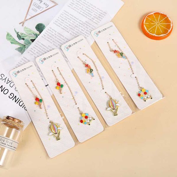 2pc cartoon happy tricolor balloon bookmark creative exquisite metal pattern book mark page folder marker office school supplies
2pc cartoon happy tricolor balloon bookmark creative exquisite metal pattern book mark page folder marker office school supplies
