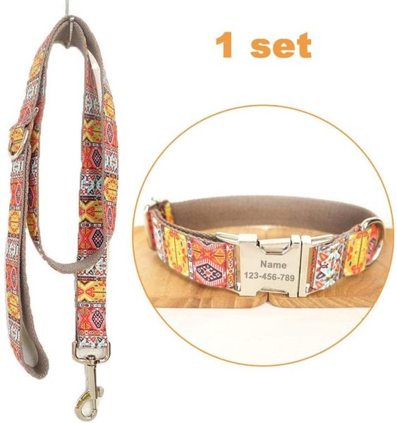 dog collars & leashes customize collar set adjustable pet leash rope bohemian style premium custom laser engraving gray
dog collars & leashes customize collar set adjustable pet leash rope bohemian style premium custom laser engraving gray