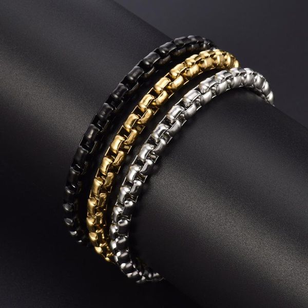 link, chain tinglso fashion star steel color men titanium bracelet personality trendy simple gold accessories for boyfriend, Black
link, chain tinglso fashion star steel color men titanium bracelet personality trendy simple gold accessories for boyfriend, Black
