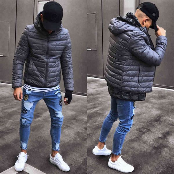 men's jeans men stylish ripped pants biker ny slim straight frayed denim trousers fashion streetwear jt, Blue
men's jeans men stylish ripped pants biker ny slim straight frayed denim trousers fashion streetwear jt, Blue