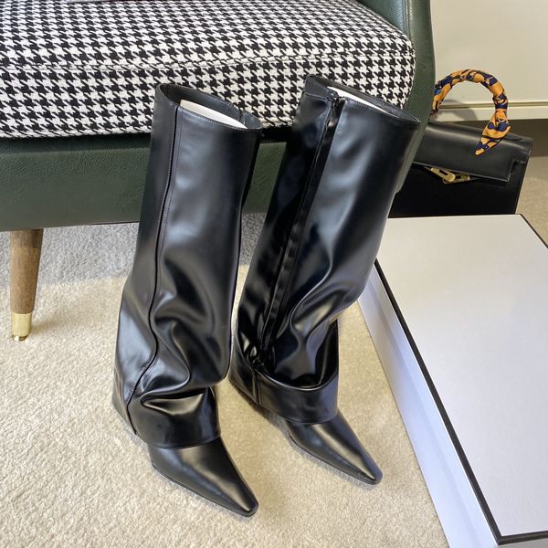 women boots wedges patent leather knee high gesigner shoes pointed toe zipper soft casual black zapatillas mujer
women boots wedges patent leather knee high gesigner shoes pointed toe zipper soft casual black zapatillas mujer