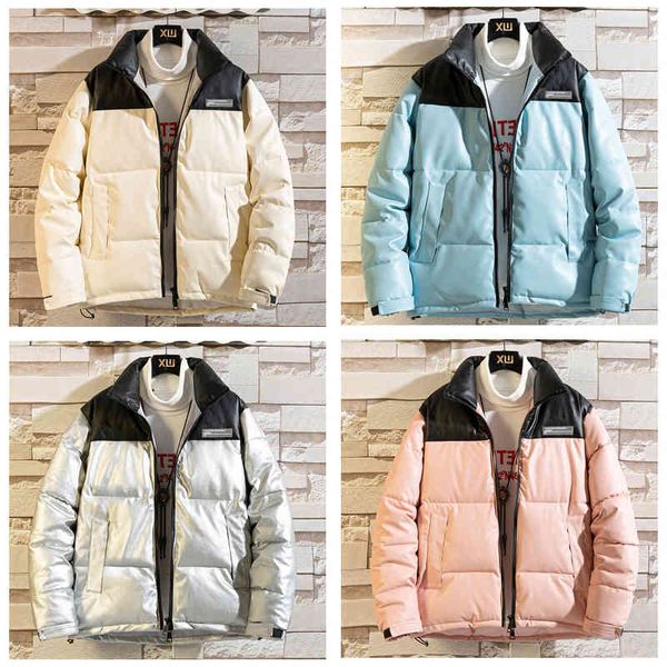 winter america brand pu face parkas mixed colors men cotton coats casual men's stand collar pocket warm down puffer jackets, Black
winter america brand pu face parkas mixed colors men cotton coats casual men's stand collar pocket warm down puffer jackets, Black