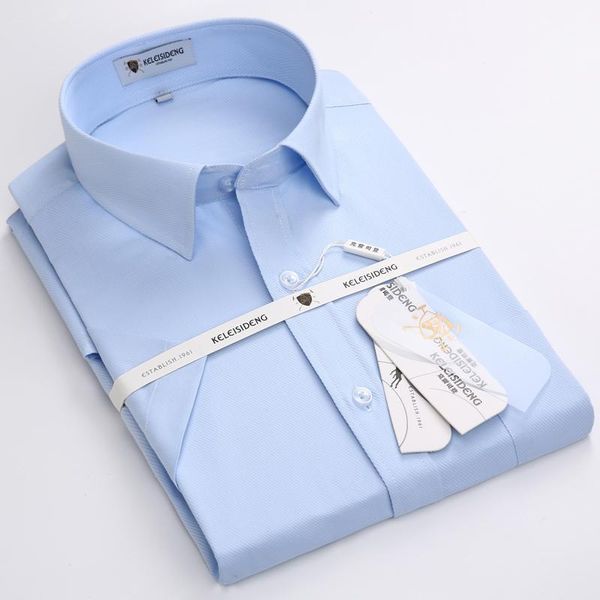 men's summer casual thin short sleeve twill shirt single patch pocket basic design formal business standard-fit dress shirts, White;black
men's summer casual thin short sleeve twill shirt single patch pocket basic design formal business standard-fit dress shirts, White;black