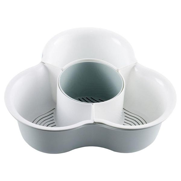 kitchen washing basket pot vegetable platter drain double-layer multi-grid fruit plate triangular storage baskets
kitchen washing basket pot vegetable platter drain double-layer multi-grid fruit plate triangular storage baskets