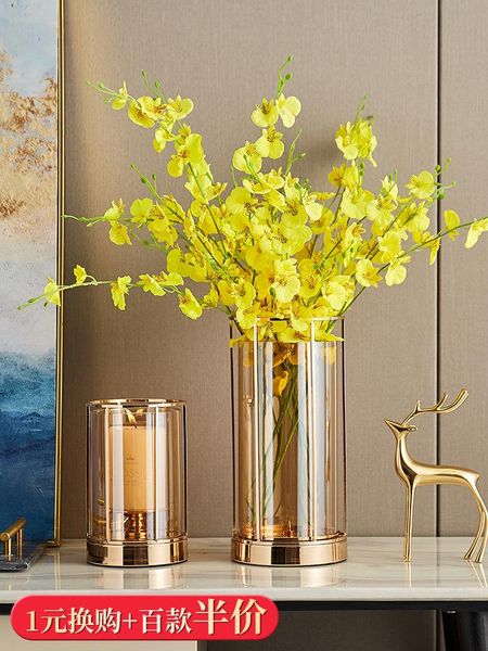 nordic creative simple luxury glass vase / flower arrangement in living room vases
nordic creative simple luxury glass vase / flower arrangement in living room vases