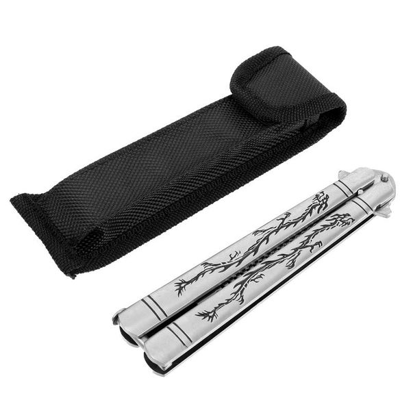 hair brushes 1pc outdoor butterflies comb folding training practice styling tool, Silver
hair brushes 1pc outdoor butterflies comb folding training practice styling tool, Silver