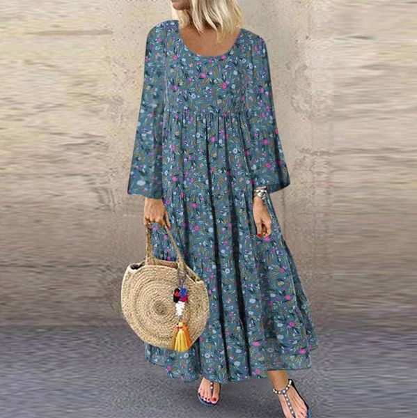 casual dresses women summer ladies plus size loose sleeve floral daily linen print evening party maxi dress #23, Black;gray
casual dresses women summer ladies plus size loose sleeve floral daily linen print evening party maxi dress #23, Black;gray