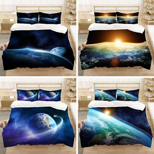 bedding sets 3d space planet pillowcase king size set fashion down bedcover 2/3 for kids and adults
bedding sets 3d space planet pillowcase king size set fashion down bedcover 2/3 for kids and adults