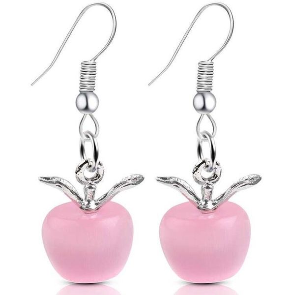 dangle & chandelier sweet pink opal stone apple shape charm statement earrings for women girl lovely cute fashion stud earings jewelry lover, Silver
dangle & chandelier sweet pink opal stone apple shape charm statement earrings for women girl lovely cute fashion stud earings jewelry lover, Silver