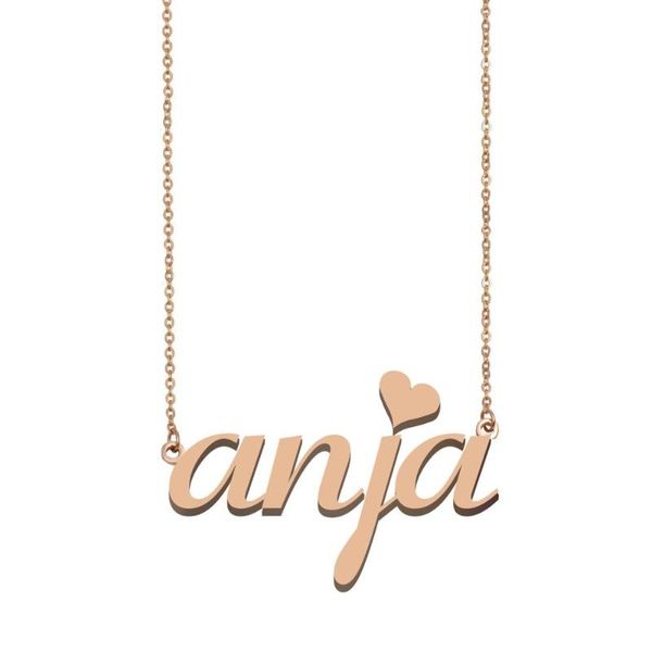 pendant necklaces anja name necklace, custom necklace for women girls friends birthday wedding christmas mother days gift, Silver
pendant necklaces anja name necklace, custom necklace for women girls friends birthday wedding christmas mother days gift, Silver
