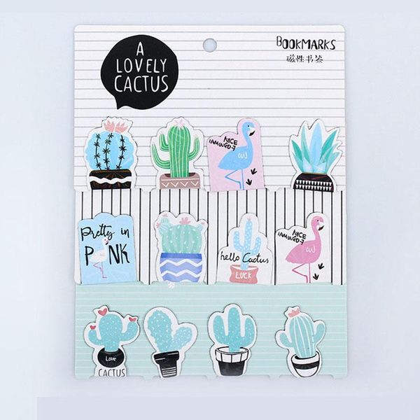 bookmark 4 pcs/set cute flamingo cactus magnet kawaii paper clip book mark for books school office supplies stationery gift
bookmark 4 pcs/set cute flamingo cactus magnet kawaii paper clip book mark for books school office supplies stationery gift