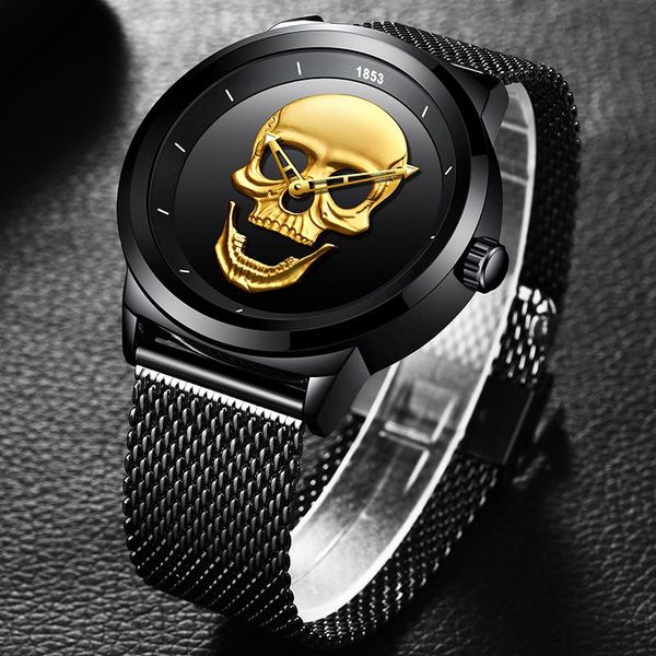 wristwatches lige skeleto men watch brand casual 3d skull full steel waterproof military sports male quartz wrist relogio masculino, Slivery;brown
wristwatches lige skeleto men watch brand casual 3d skull full steel waterproof military sports male quartz wrist relogio masculino, Slivery;brown