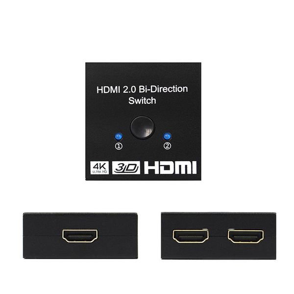audio cables & connectors switch bi-direction 2.0 4k switcher 1x2/2x1 adapter 2 in 1 out converter for ps4 pro/4/3 tv box splitter
audio cables & connectors switch bi-direction 2.0 4k switcher 1x2/2x1 adapter 2 in 1 out converter for ps4 pro/4/3 tv box splitter