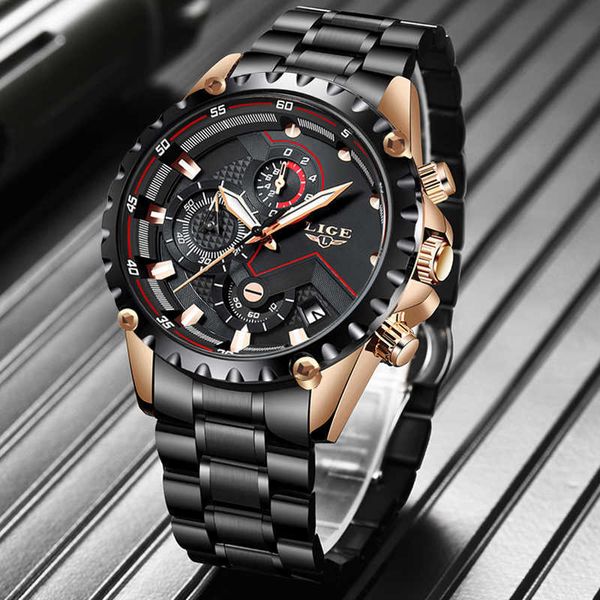 lige watch men brand luxury mens watches sports full stainless steel waterproof business quartz watch relogio masculino 210527, Slivery;brown
lige watch men brand luxury mens watches sports full stainless steel waterproof business quartz watch relogio masculino 210527, Slivery;brown