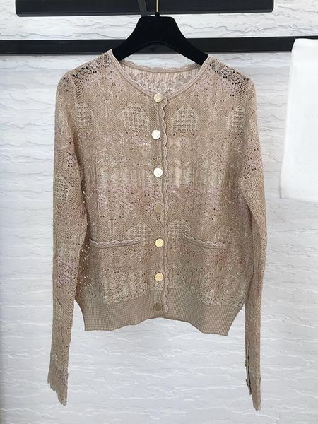 women's jackets runway fashion 6 kinds jacquard hollow out jacket women temperament purl knit cardigan coat lady 2021 autumn, Black;brown
women's jackets runway fashion 6 kinds jacquard hollow out jacket women temperament purl knit cardigan coat lady 2021 autumn, Black;brown