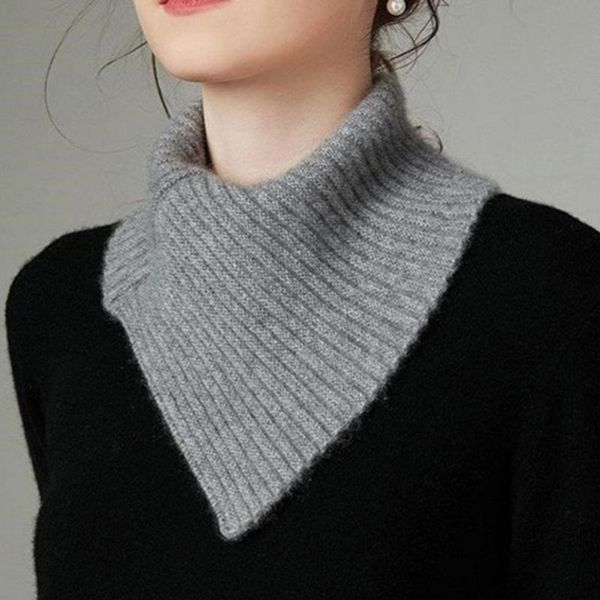 scarves solid color knit false collar pulloves neck guard scarve korean women winter wool thicken elastic triangle warm scarf n98, Blue;gray
scarves solid color knit false collar pulloves neck guard scarve korean women winter wool thicken elastic triangle warm scarf n98, Blue;gray