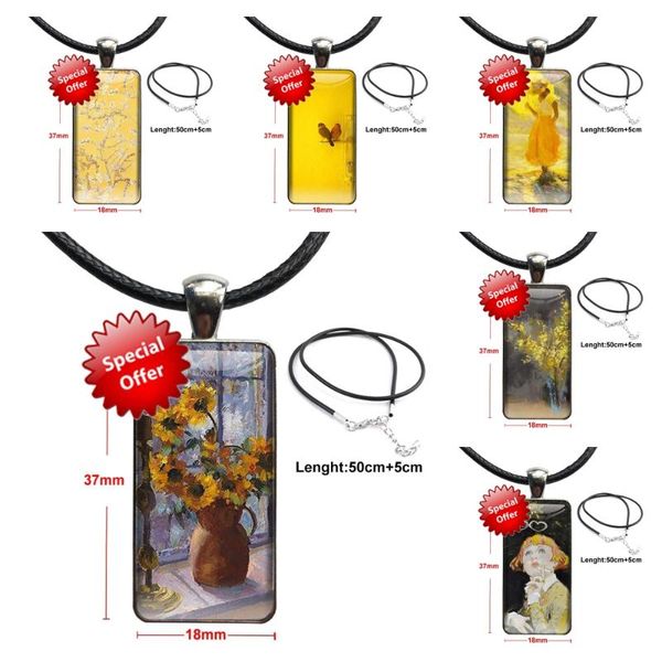 pendant necklaces glass galaxy necklace women steel plated jewelry aesthetics yellow oil painting for party gift, Silver
pendant necklaces glass galaxy necklace women steel plated jewelry aesthetics yellow oil painting for party gift, Silver