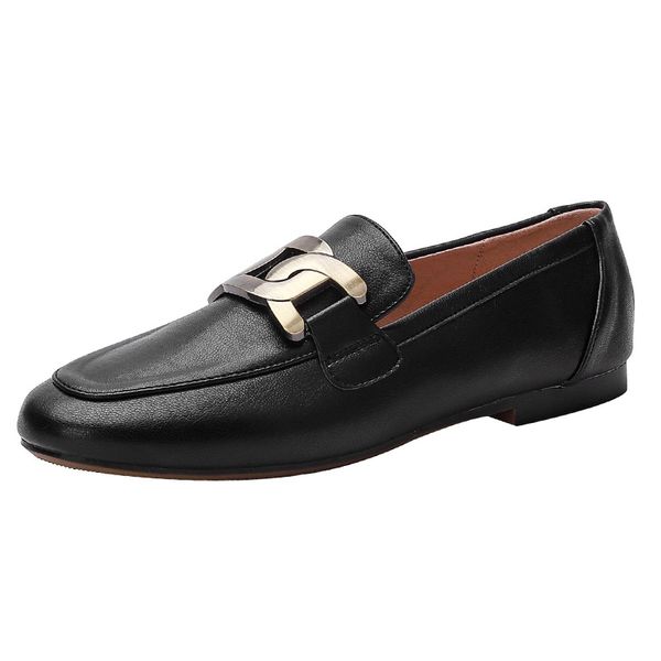 2022 european and american spring and autumn new womens flat shoes with metal buckle decoration loafers brand snakeskin leather, Black
2022 european and american spring and autumn new womens flat shoes with metal buckle decoration loafers brand snakeskin leather, Black