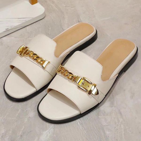 designer slippers, wear summer women's sandals, comfortable student temperament, korean style simple one-word casual flat shoes, Black 
designer slippers, wear summer women's sandals, comfortable student temperament, korean style simple one-word casual flat shoes, Black