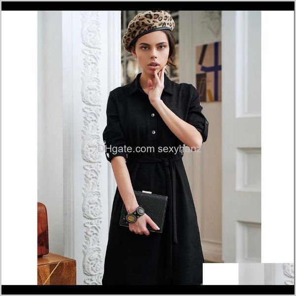 dresses womens clothing apparel drop delivery 2021 women sashes a line party office lady casual solid long sleeve autumn winter dress fashio, Black;gray
dresses womens clothing apparel drop delivery 2021 women sashes a line party office lady casual solid long sleeve autumn winter dress fashio, Black;gray