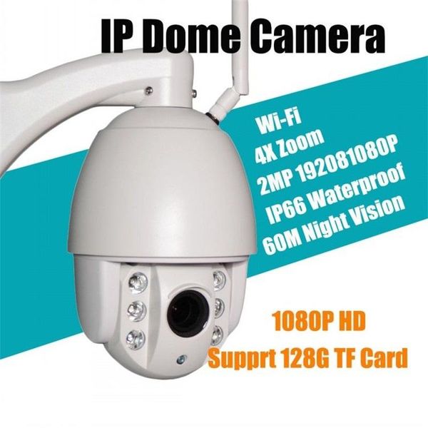 2.0mp ptz wifi ip outdoor camera 4x zoom hd network cctv dome 1080p ir-cut onvif p2p support 128g sd card two-way audio cameras
2.0mp ptz wifi ip outdoor camera 4x zoom hd network cctv dome 1080p ir-cut onvif p2p support 128g sd card two-way audio cameras
