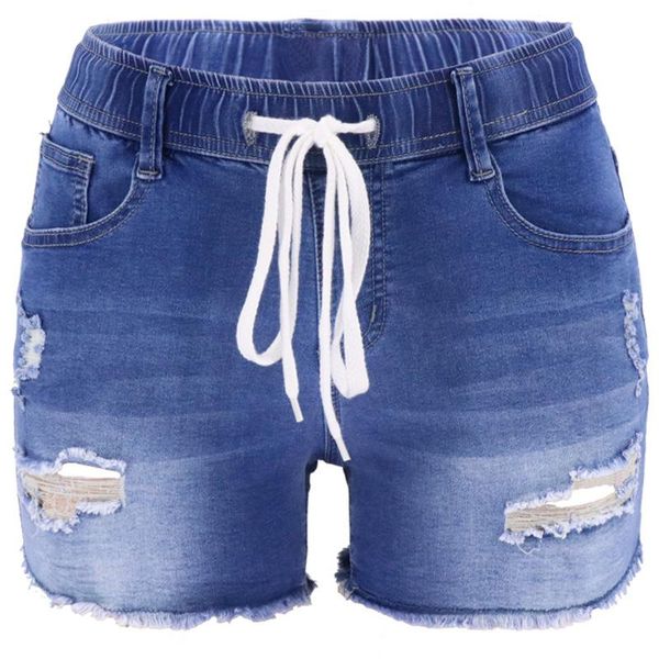 women tassel bandage bottom casual shorts summer home wear ladies women's pocket jeans denim trousers, Blue
women tassel bandage bottom casual shorts summer home wear ladies women's pocket jeans denim trousers, Blue