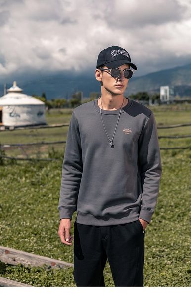 men's hoodies & sweatshirts 4835 2021 autumn trend mountain print round neck casual plus velvet thick, Black
men's hoodies & sweatshirts 4835 2021 autumn trend mountain print round neck casual plus velvet thick, Black