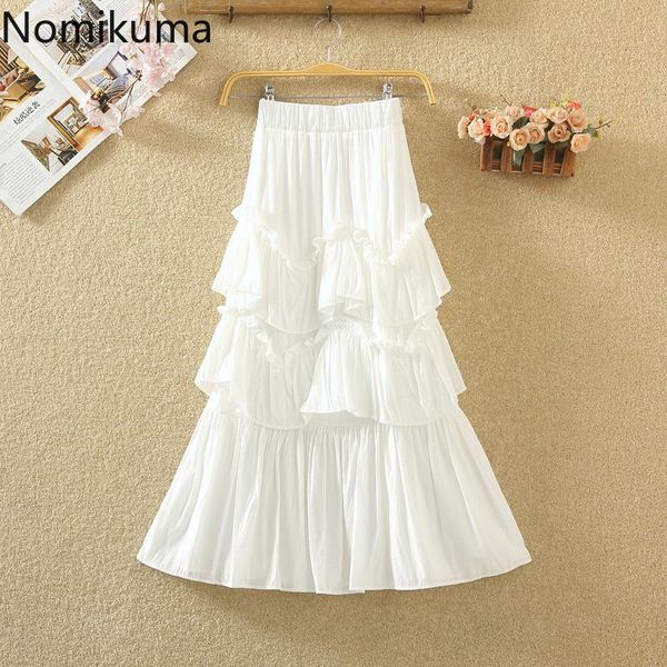 skirts nomikuma ruffle patchwork high waist skirt women solid color a line midi jupe femme casual fashion trend faldas mujer, Black
skirts nomikuma ruffle patchwork high waist skirt women solid color a line midi jupe femme casual fashion trend faldas mujer, Black