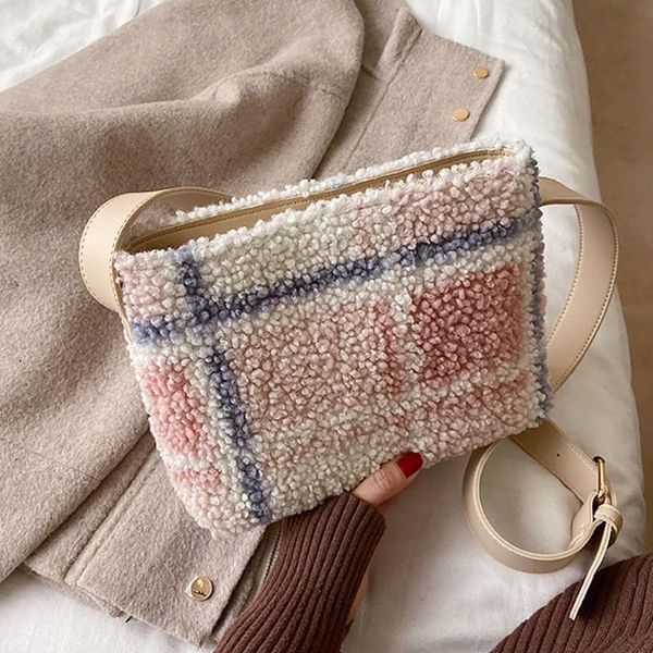 shopping bags women fashion plush plaid shoulder bag ladies zipper small square handbag lock chain messenger bolsa feminina
shopping bags women fashion plush plaid shoulder bag ladies zipper small square handbag lock chain messenger bolsa feminina