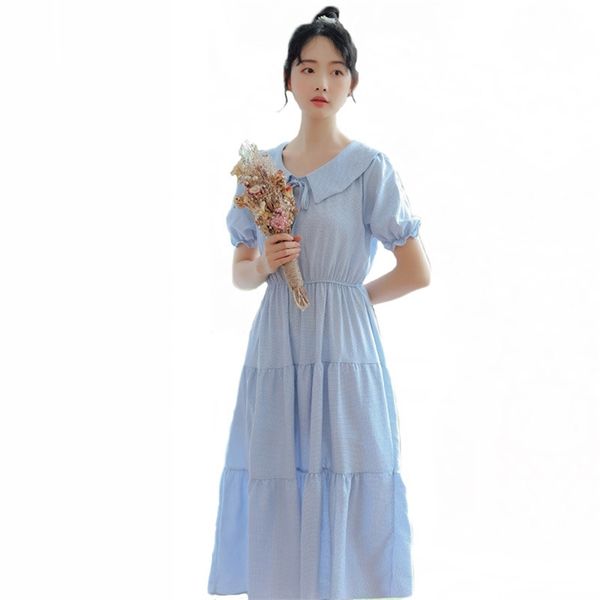 plaid dress women summer short sleeve ruffle waist slim doll collar sweet fresh bow yellow purple dresses female lr1182 210531, Black;gray
plaid dress women summer short sleeve ruffle waist slim doll collar sweet fresh bow yellow purple dresses female lr1182 210531, Black;gray