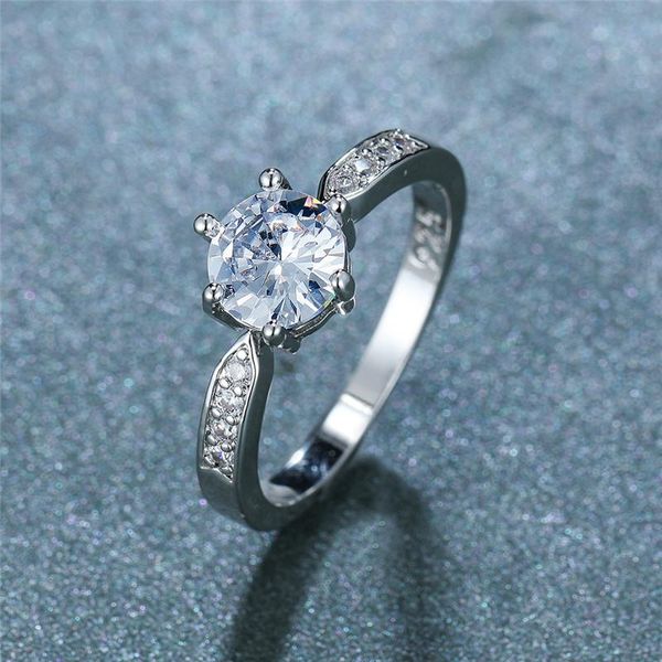 wedding rings simple female white zircon thin ring charm silver color trendy bridal round engagement for women, Slivery;golden
wedding rings simple female white zircon thin ring charm silver color trendy bridal round engagement for women, Slivery;golden