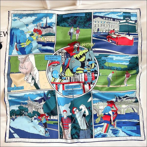 100% silk scarf hand rolled scarfs 90*90cm designer satin scarves foulard en, Blue;gray
100% silk scarf hand rolled scarfs 90*90cm designer satin scarves foulard en, Blue;gray