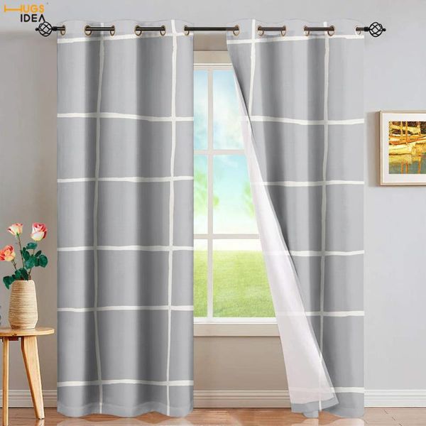 curtain & drapes hugsidea solid color grid fabric design home bedroom blackout heat insulated completely shaded curtains window drape
curtain & drapes hugsidea solid color grid fabric design home bedroom blackout heat insulated completely shaded curtains window drape