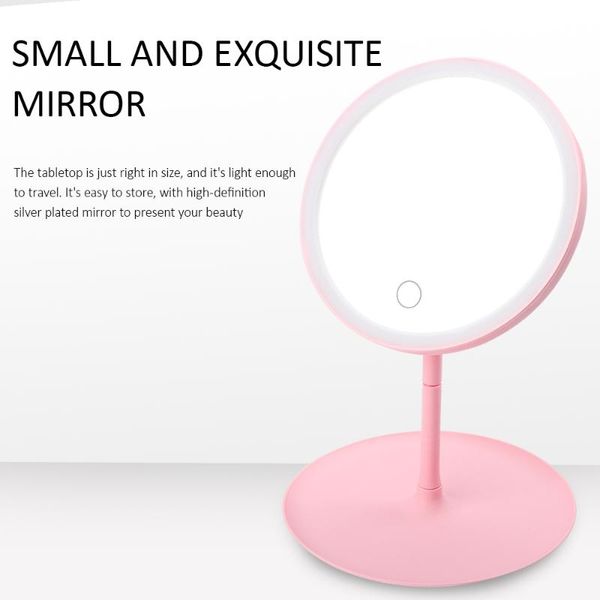 compact mirrors makeup mirror with led light dressing table beauty tools fill cosmetic touch screen
compact mirrors makeup mirror with led light dressing table beauty tools fill cosmetic touch screen
