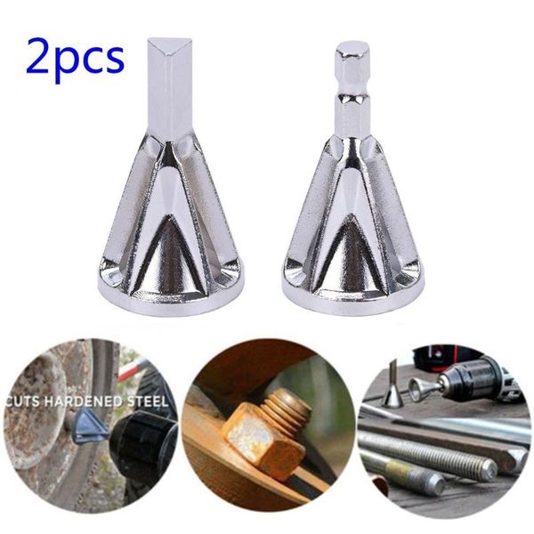 professiona electric drills 2 pcs deburring external chamfer tool stainless steel remove burr drill bit tools for accessories
professiona electric drills 2 pcs deburring external chamfer tool stainless steel remove burr drill bit tools for accessories
