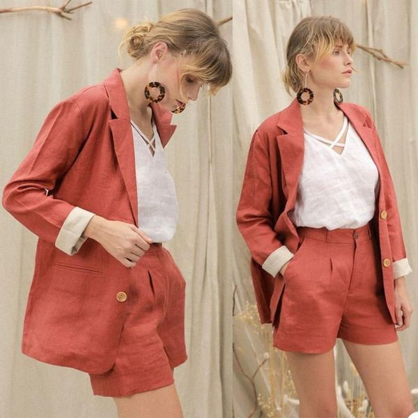 women's two piece pants notched lapel women suits linen buttons shorts blazer casual daily wear streetwear 2 s jacket 1fxu, White
women's two piece pants notched lapel women suits linen buttons shorts blazer casual daily wear streetwear 2 s jacket 1fxu, White