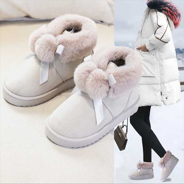 boots 2021 women sheep wool genuine leather ball fur snow shoes cowskin flat warm winter, Black
boots 2021 women sheep wool genuine leather ball fur snow shoes cowskin flat warm winter, Black