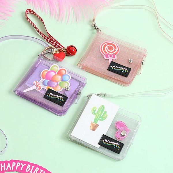 card holders fashion girls bling transparent id holder wallet pvc folding lanyard short money clip women glitter business pu, Brown;gray
card holders fashion girls bling transparent id holder wallet pvc folding lanyard short money clip women glitter business pu, Brown;gray