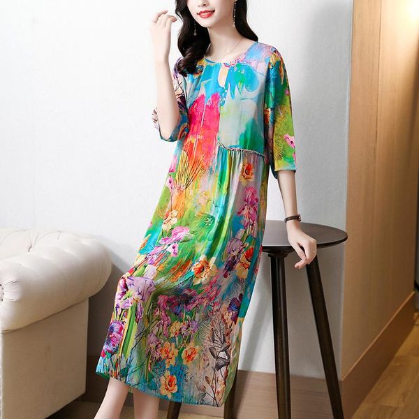 party dresses chikichi 2021 summer fashion and elegant high-end mulberry silk printed beach mid-length dress plus size, White;black
party dresses chikichi 2021 summer fashion and elegant high-end mulberry silk printed beach mid-length dress plus size, White;black