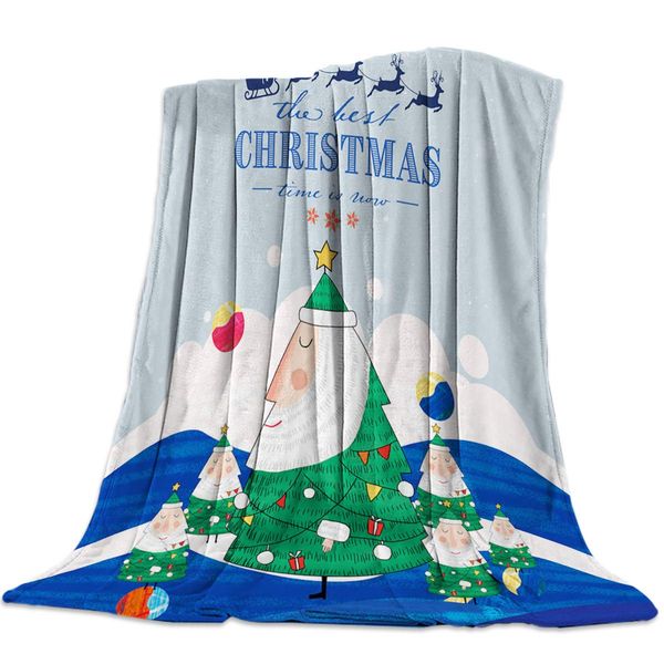 Fluffy Plush Flannel Fleece Throw Blanket, Santa Claus Dressed as Christmas Tree Luxury Lightweight Warm Cozy Travel Blankets,
Fluffy Plush Flannel Fleece Throw Blanket, Santa Claus Dressed as Christmas Tree Luxury Lightweight Warm Cozy Travel Blankets,