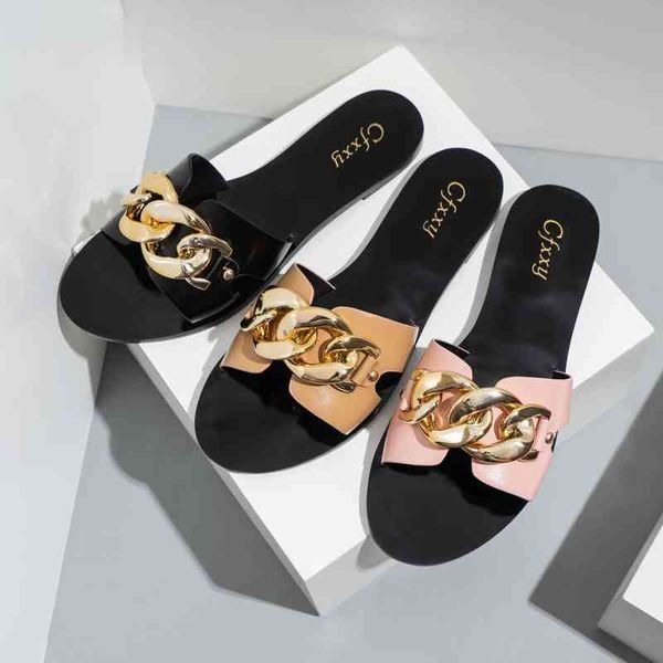 80% off shoes new ladies slippers summer slides fashion black metal chain decorated flat round toe women female beach shoes
80% off shoes new ladies slippers summer slides fashion black metal chain decorated flat round toe women female beach shoes