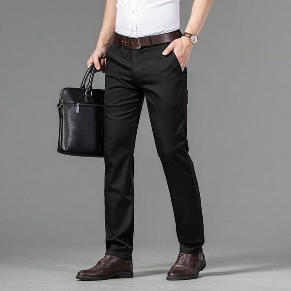men's pants 2021 classic-fit wrinkle-resistant flat-front chino pant arrivals summer thin smart casual, Black
men's pants 2021 classic-fit wrinkle-resistant flat-front chino pant arrivals summer thin smart casual, Black