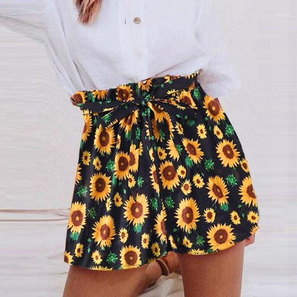 shorts women sunflower print loose lady home trousers spodenki damskie women's, White;black
shorts women sunflower print loose lady home trousers spodenki damskie women's, White;black