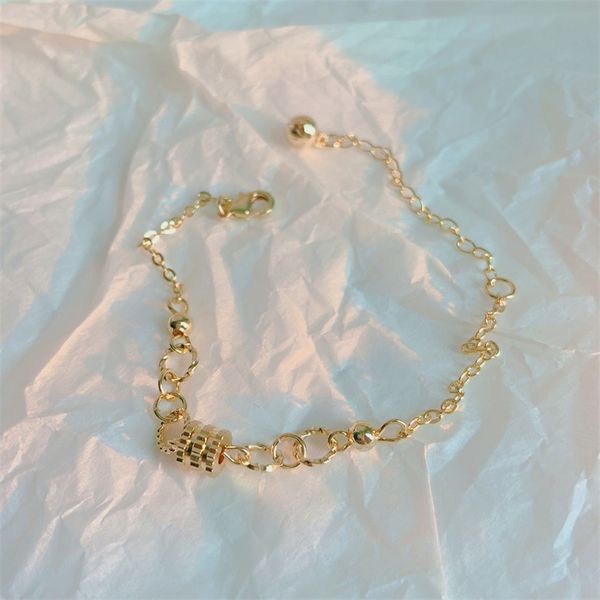 design jewelry korea east gate simple temperament transfer bead personality bracelet daily versatile net red small manyao hand ornament fema, Golden;silver
design jewelry korea east gate simple temperament transfer bead personality bracelet daily versatile net red small manyao hand ornament fema, Golden;silver